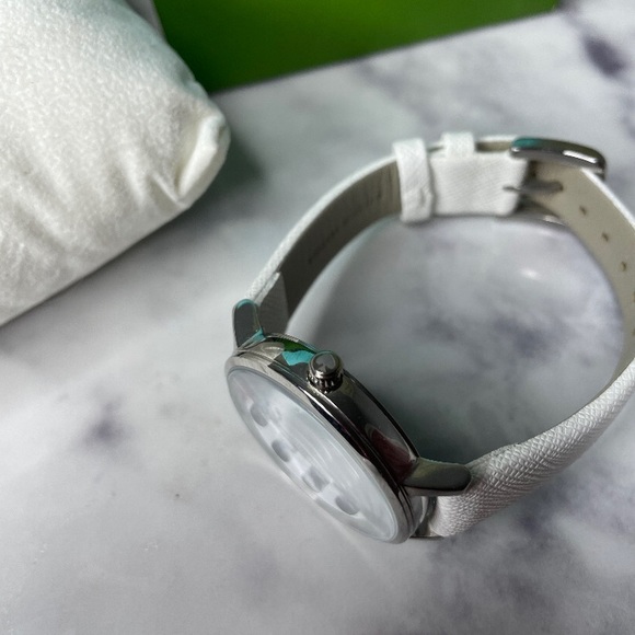 🆕 NWOB Kate Spade White Genuine Leather Watch - Picture 7 of 7